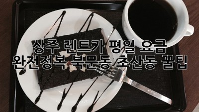 상주 렌트카🚗 평일 요금 완전정복! 북문동, 초산동 꿀팁🍯